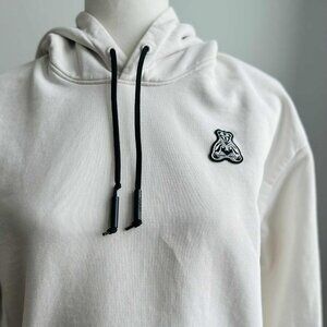 HUGO BOSS Ivory Graphic Bear Men's Hoodie w/ Back Print & Embroidered Logo  US M